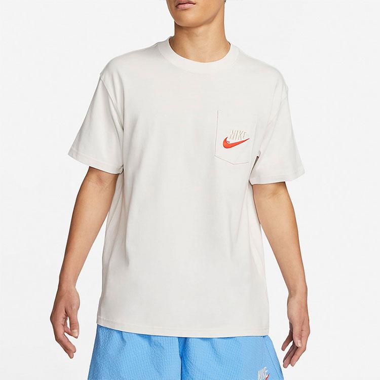 Футболка Nike Sportswear, кремовый — фото 3