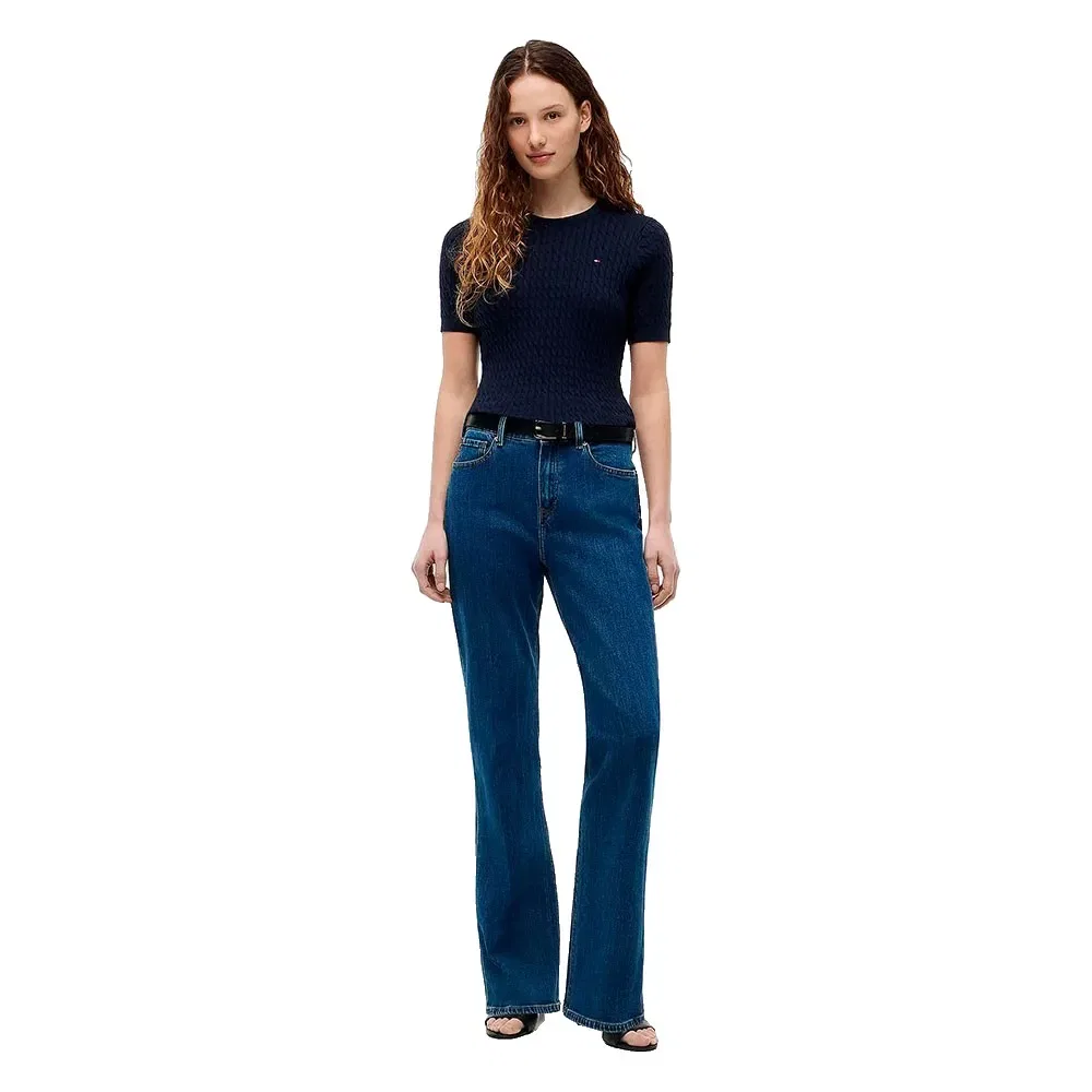Женские джинсы-клеш Rian Bootcut Fit Tommy hilfiger, Blue — фото 4