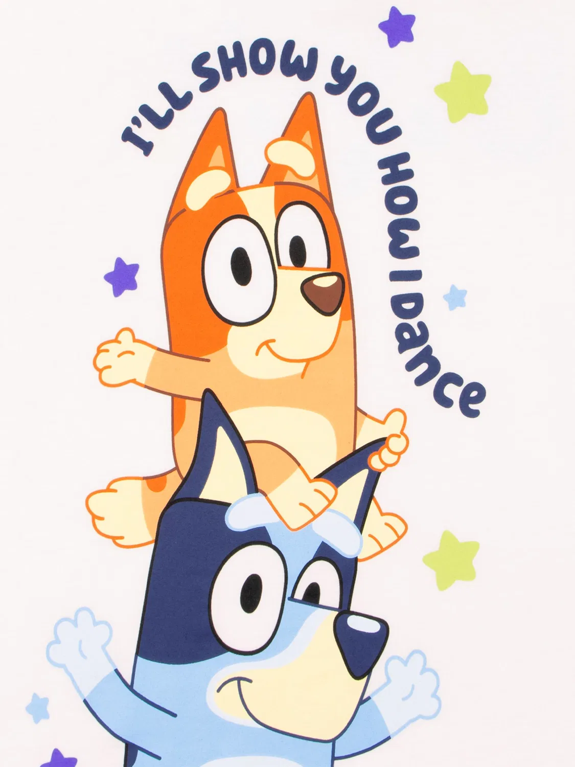 Футболка с принтом Bluey Character, белый — фото 2