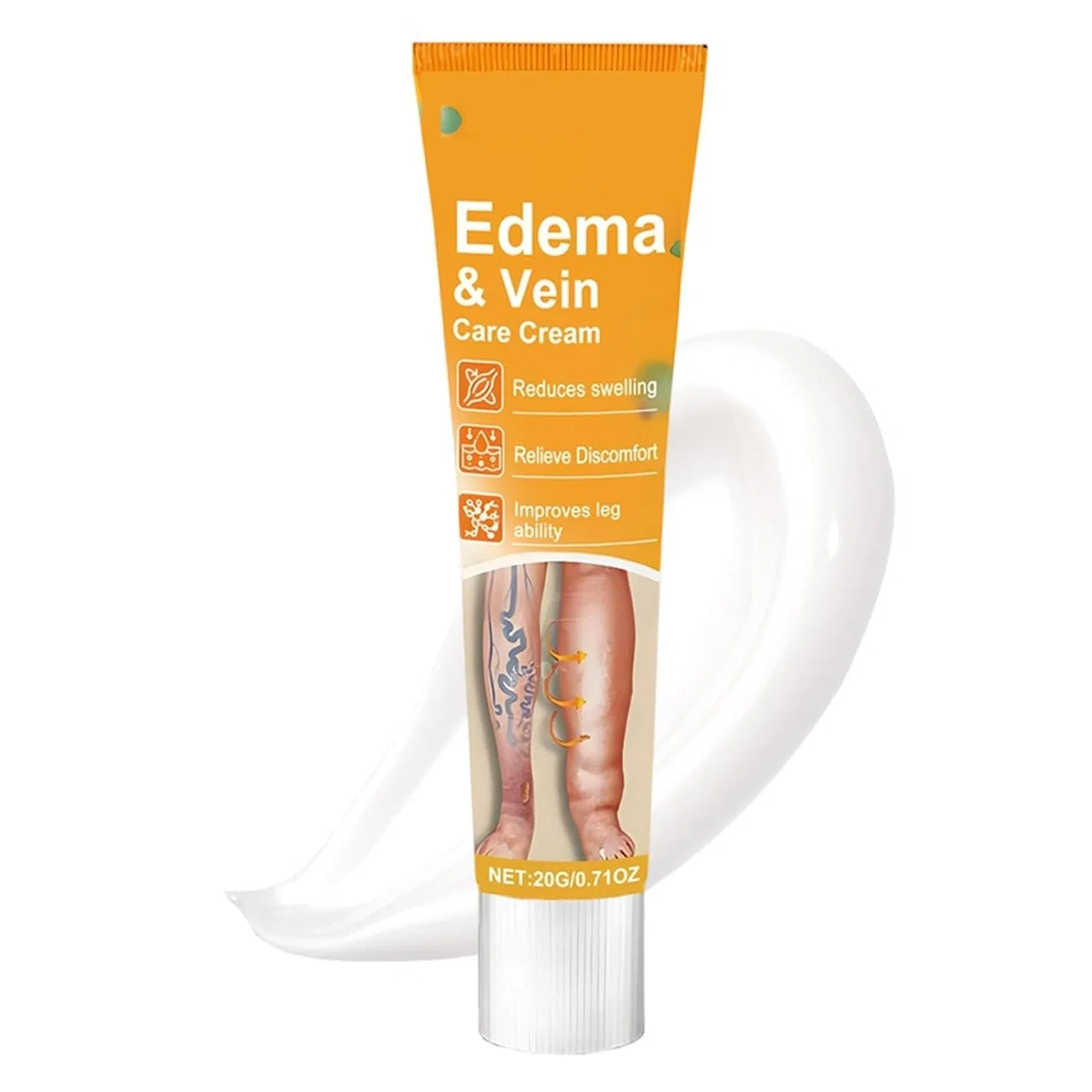 Крем для ног против отеков, 20 г, Générique