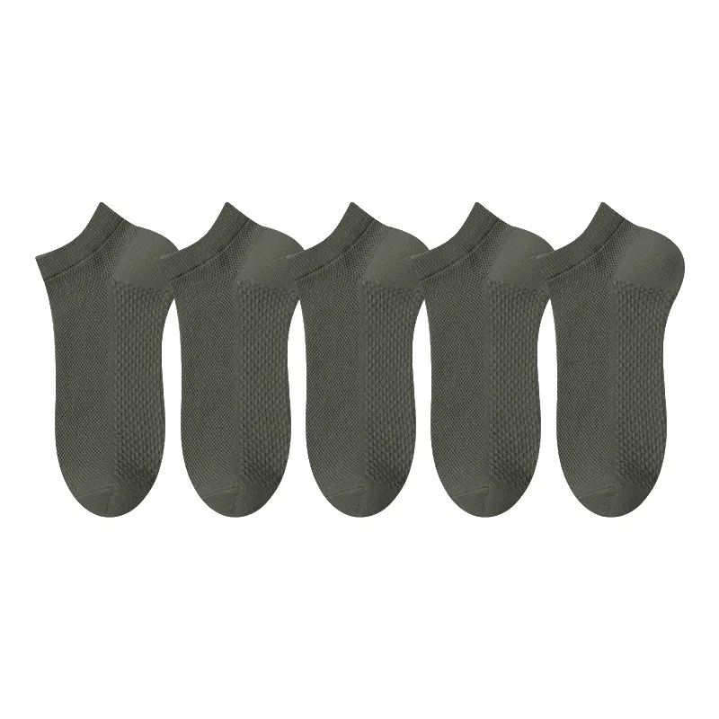Детские носки-невидимки 5 пар Army Green PLANDOO