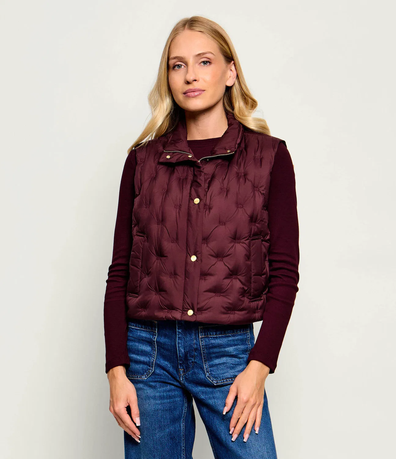 Жилет стеганый Tommy Hilfiger, Bordeaux
