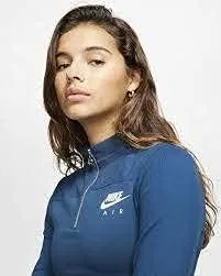 Женская длинная футболка риб Nike, Blue — фото 2