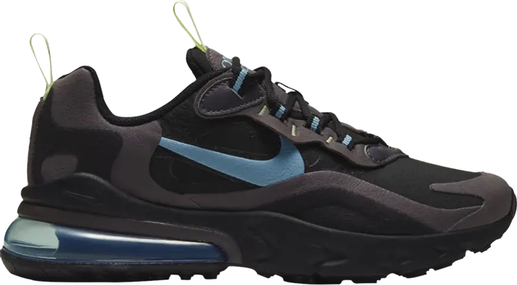 

Кроссовки Nike Air Max 270 React GS 'Black Cerulean', черный