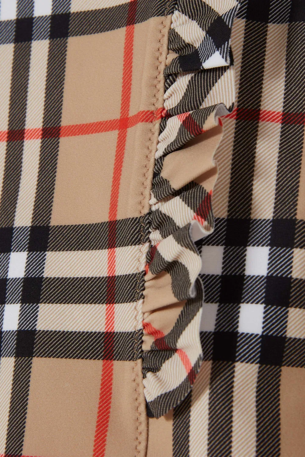 Купальник слитный в клетку Tilly Check Burberry — фото 3