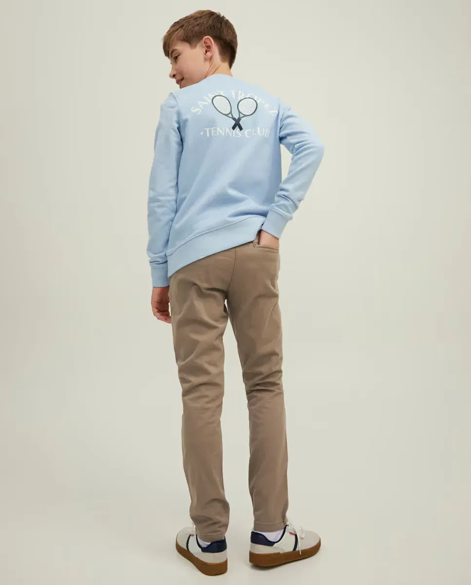 Детские брюки чинос для мальчиков хлопковые Classic Jack & Jones, Beige — фото 2