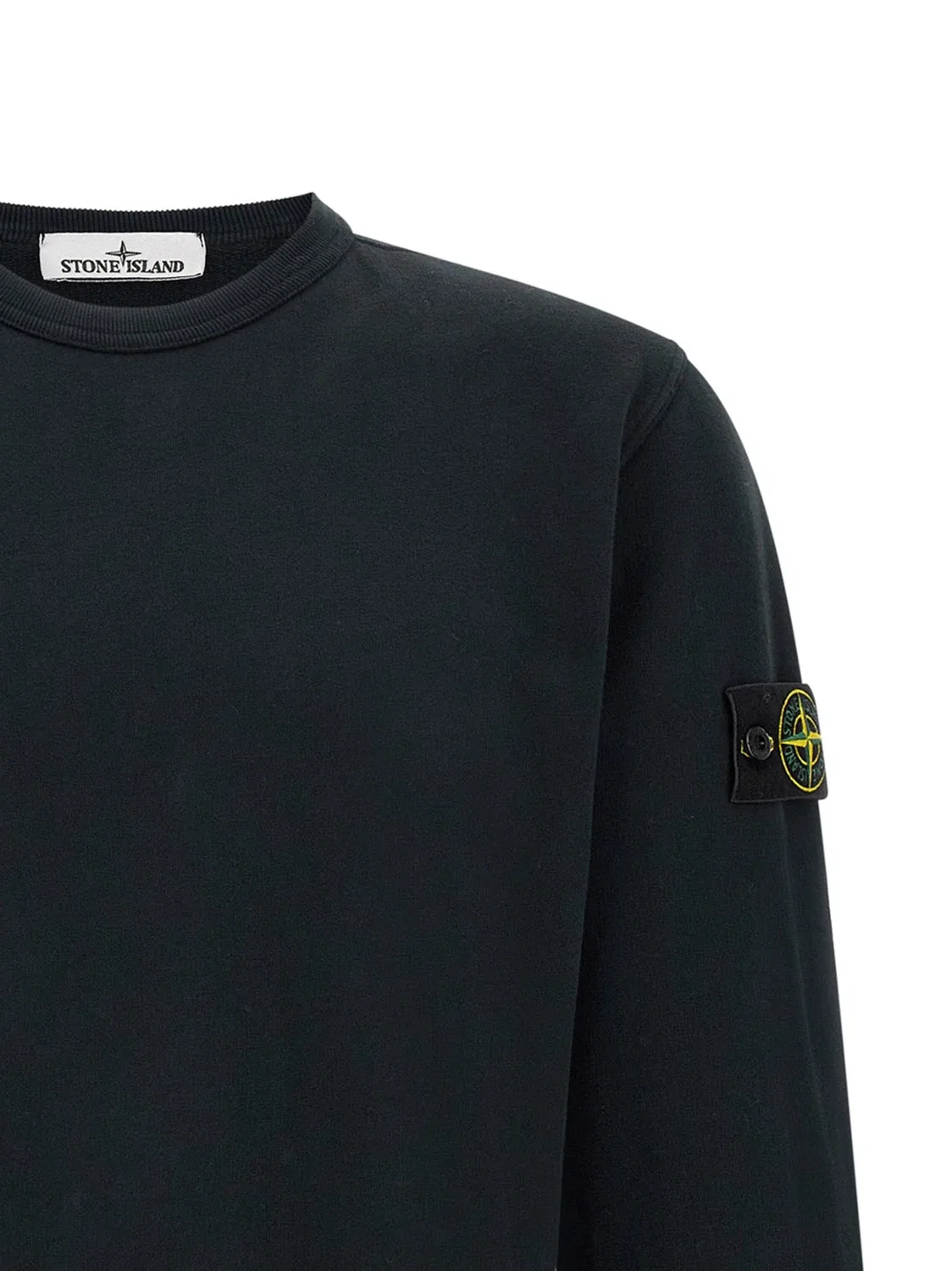 Толстовка "Эмблема Stone Island", синий — фото 3