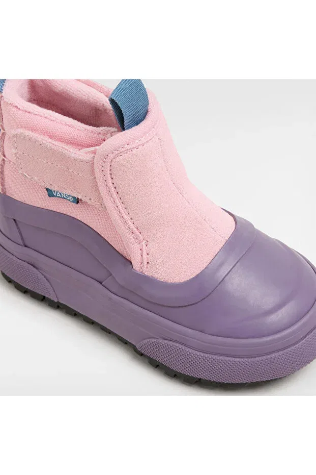 Детские ботинки для девочек утепленные Slip-On Hi Terrain V Insulated Baby Boots Vans, Multicolor — фото 4