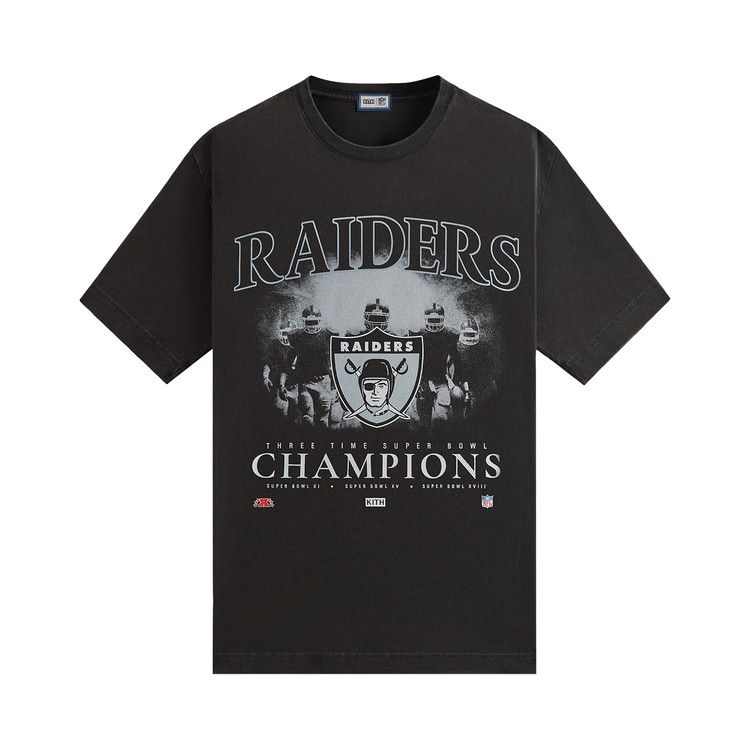

Футболка Kith &, 47 for the NFL: Raiders Vintage Tee, Black
