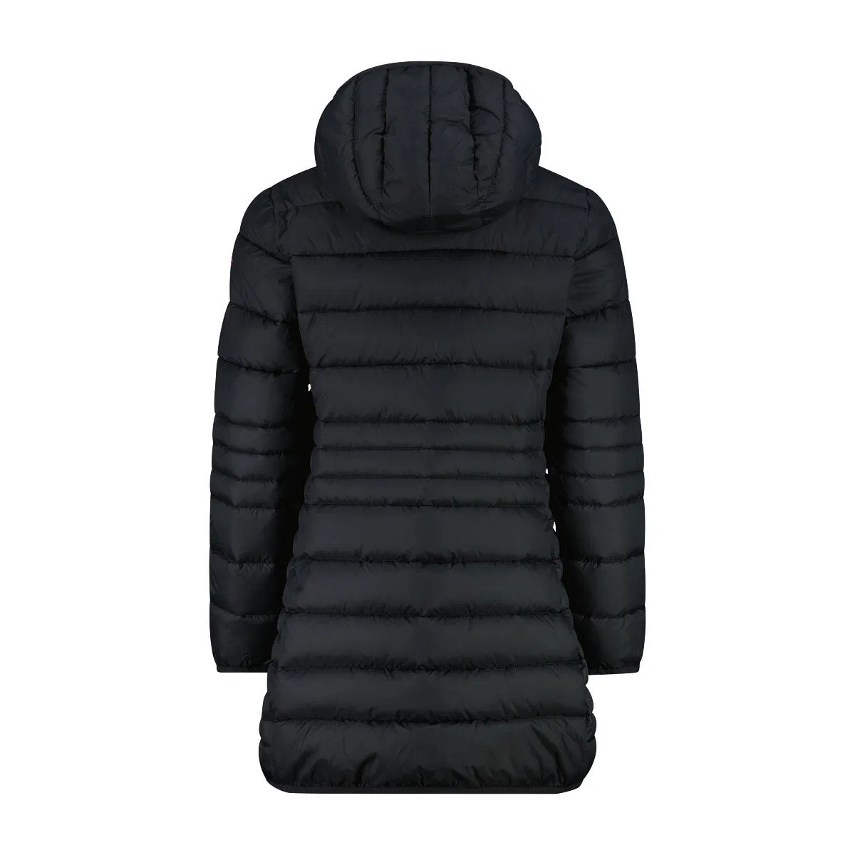 Детская стеганая куртка с капюшоном KID G COAT FIX HOOD Cmp, Grau / Rosa / Schwarz — фото 2