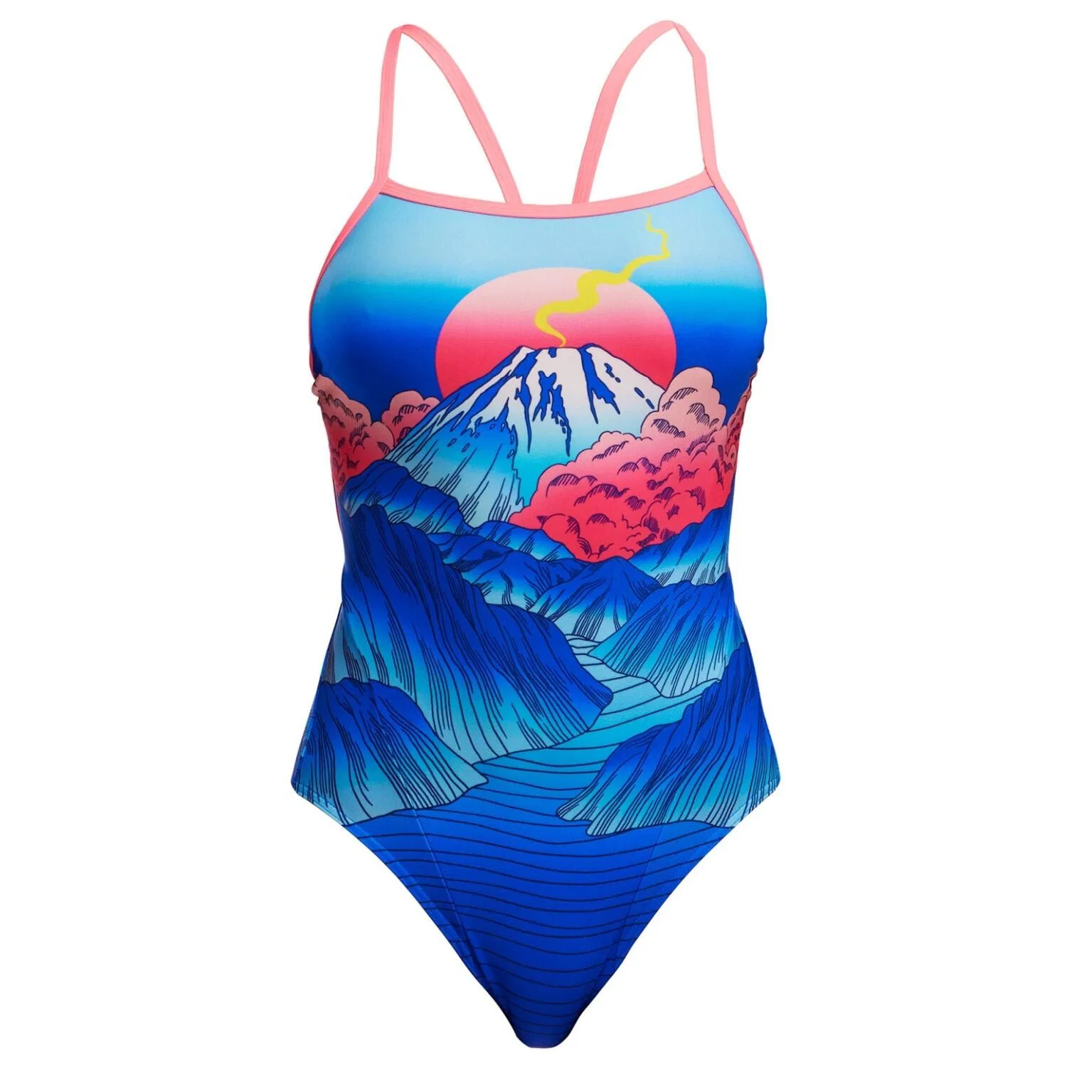Детский купальник с открытой спиной Smoking Hot Funkita, Bunt