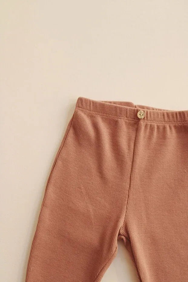 Детские леггинсы для девочек хлопковые Oh La La Koala For Little Ones, Tan Color — фото 2