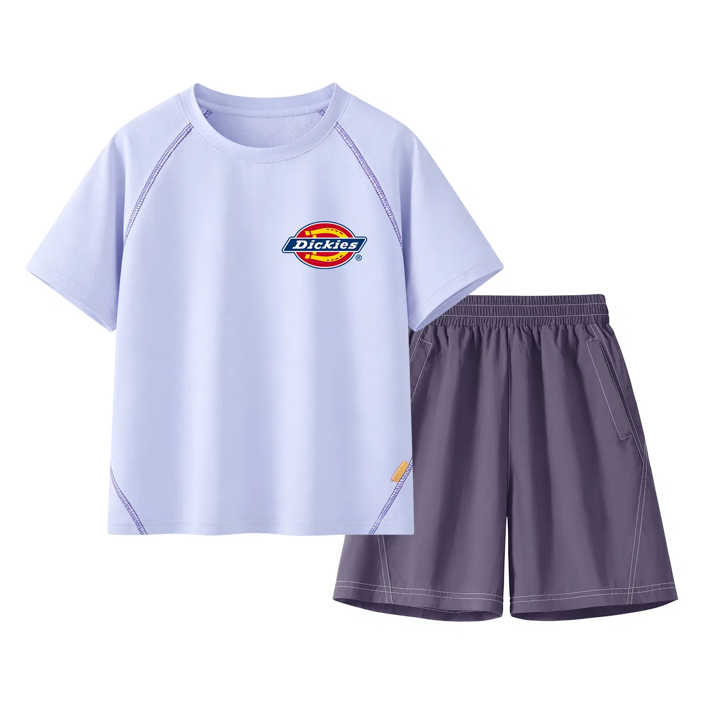 Детский спортивный комплект с круглым вырезом Dickies, Pansy Purple