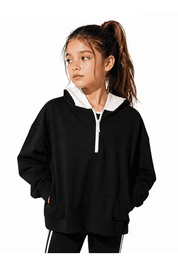 Детское худи с длинным рукавом She Can Wear, Beyaz Isim