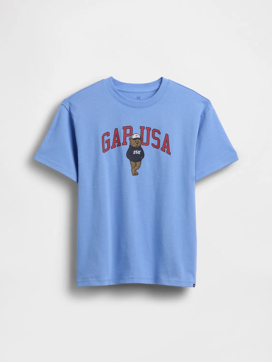 Футболка с логотипом Gap USA, Blue Gap