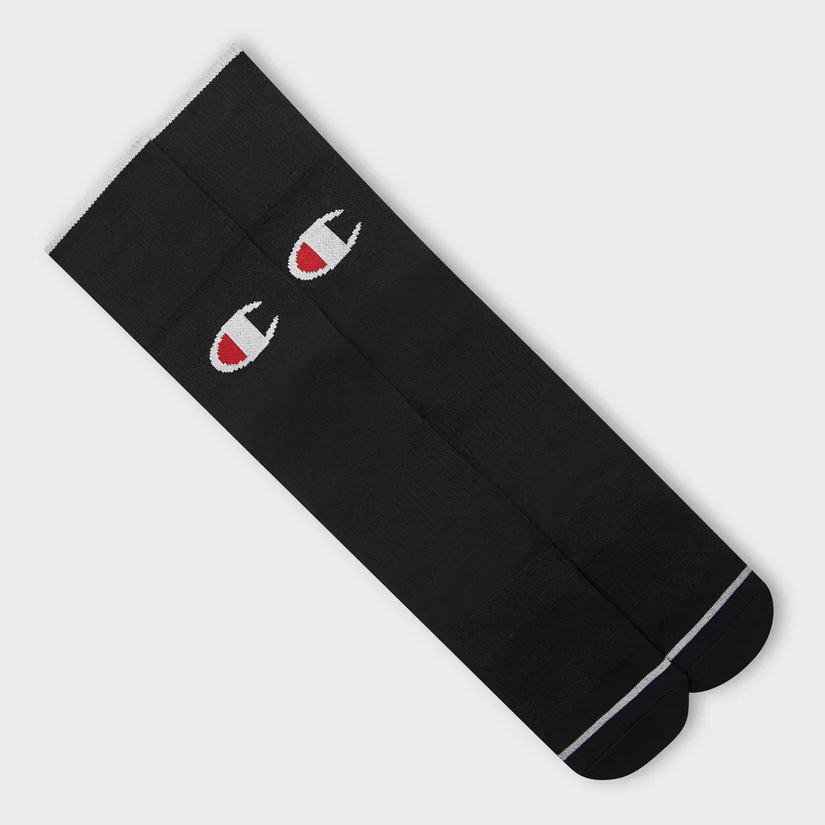 Детский комплект носков для футбола Champion Performance Soccer Socks 2pk, TEAM/SPORT EQUIPMENT, Black — фото 3
