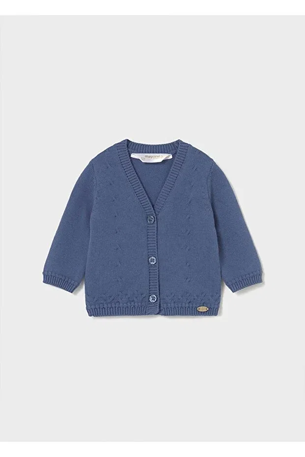 Детский кардиган для мальчиков с длинным рукавом Winter baby boy cardigan Mayoral, Blue