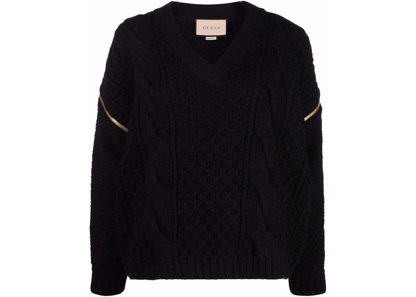 Женский свитшот с отстегивающимися рукавами Sweatshirt Gucci, Black