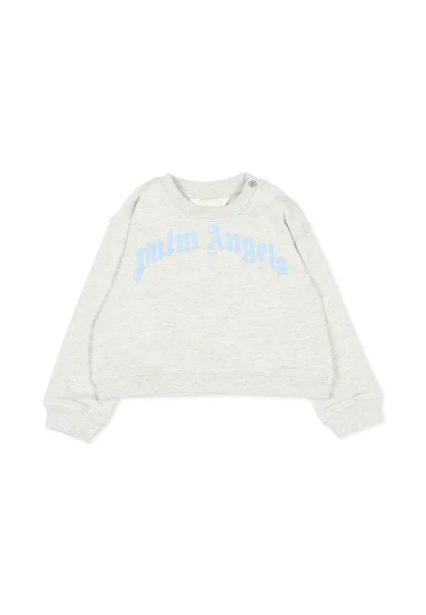 Футболка с принтом Long Sleeved Top Palm Angels, серый