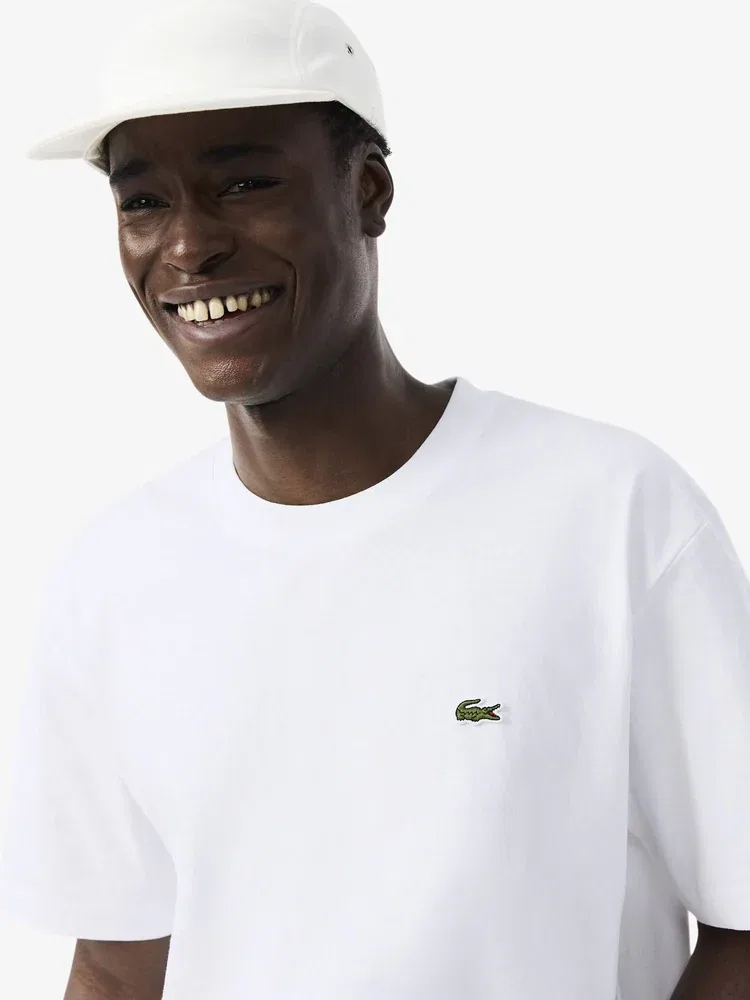 Футболка Relaxed Fit LACOSTE, White — фото 2