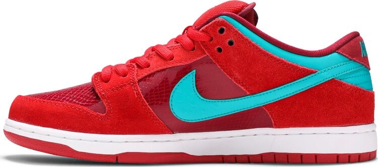 Кроссовки Nike Dunk Low Pro SB 'Brickhouse Turbo Green', красный — фото 4