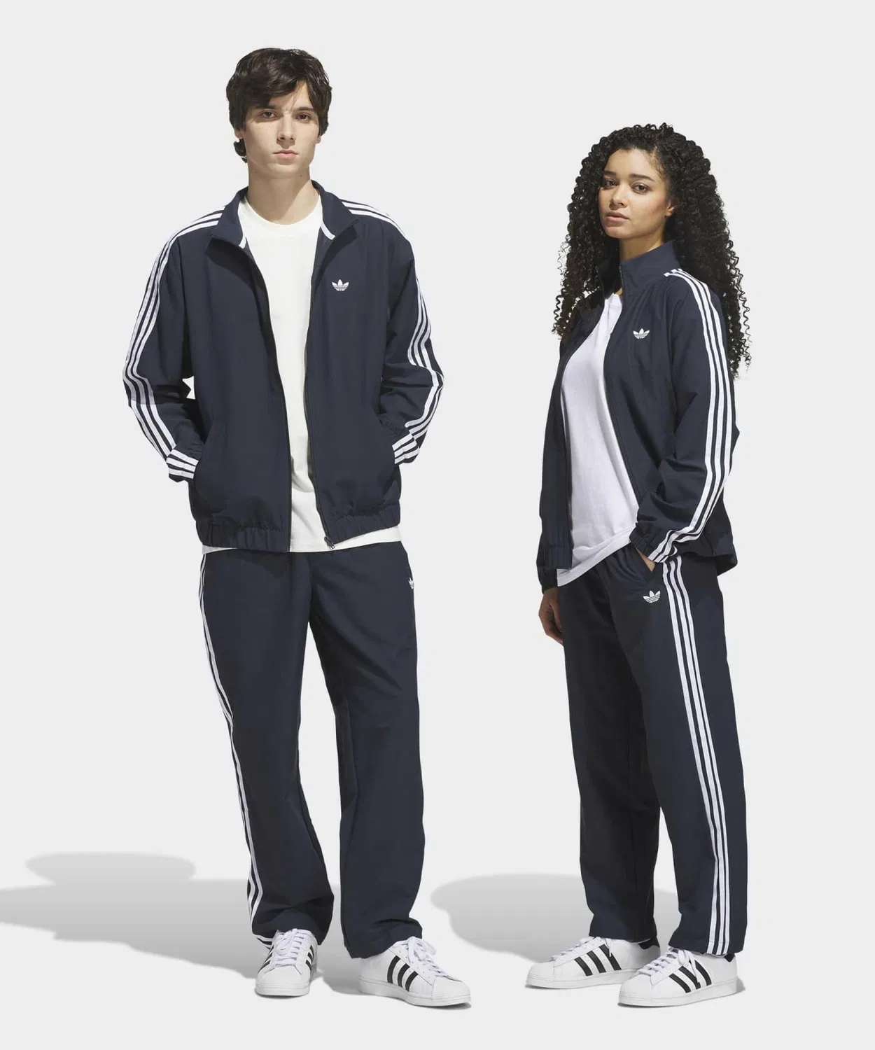 Мужские спортивные штаны свободного кроя с принтом SKATEBOARDING SUPERFIRE TRACK PANT Adidas, Blue