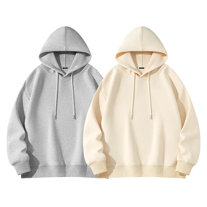 Детский свитшот с принтом комплект 2 шт MINISO, Heather Gray/Light Beige