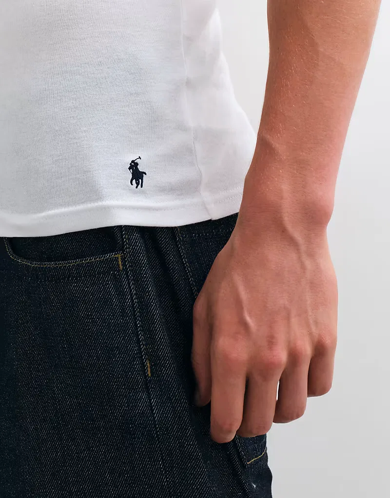 Майки-борцовки 2 шт Polo Ralph Lauren, белый — фото 3