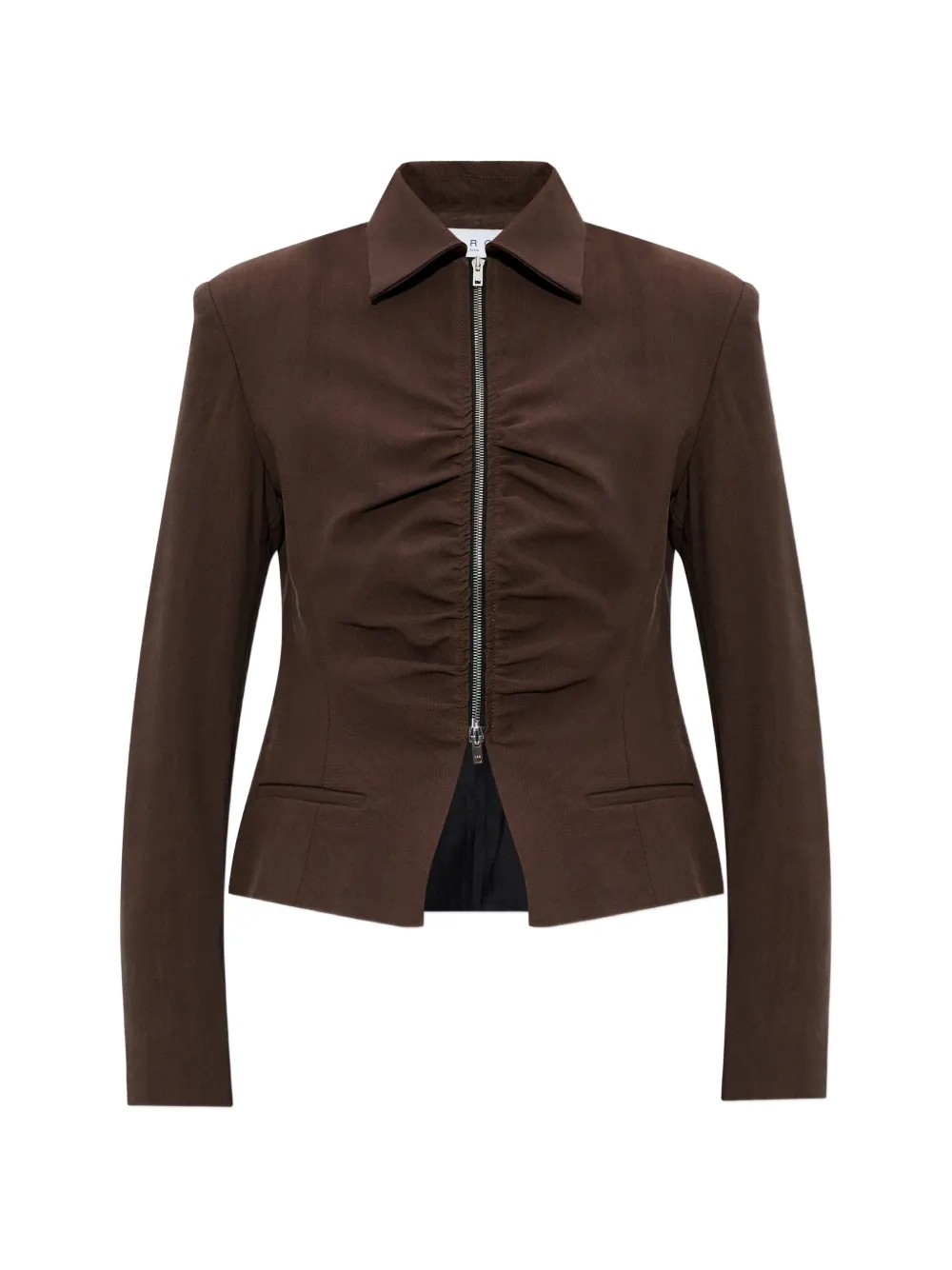 

Куртка с драпировкой и молнией Iro, коричневый