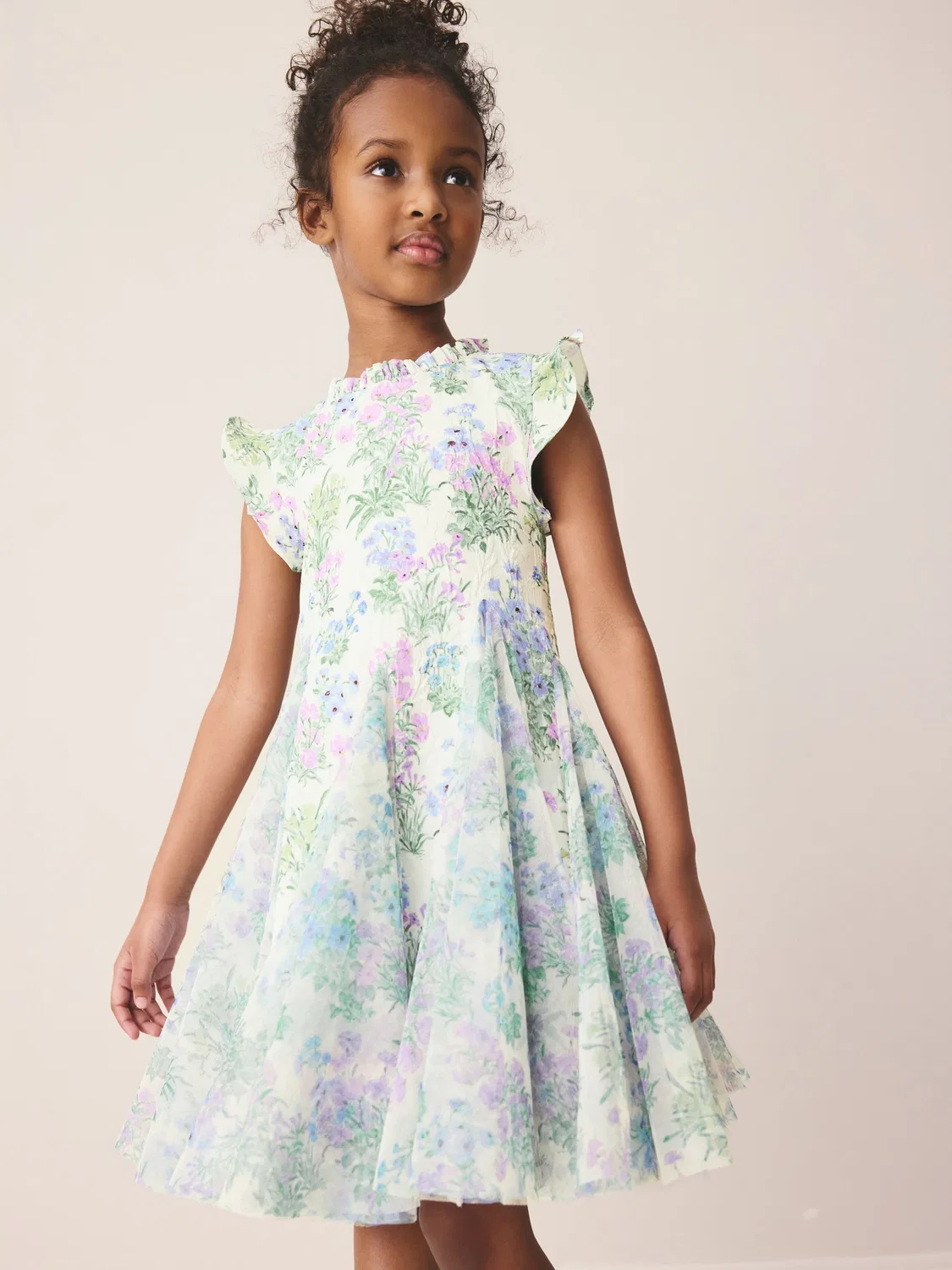 Платье фактурное Megan Laura Ashley, голубой — фото 2