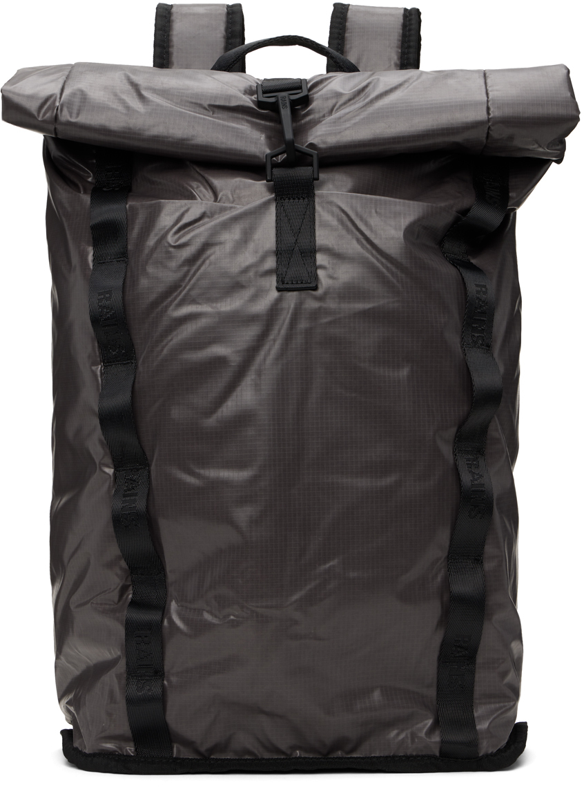 

Серый рюкзак Sibu Rolltop RAINS