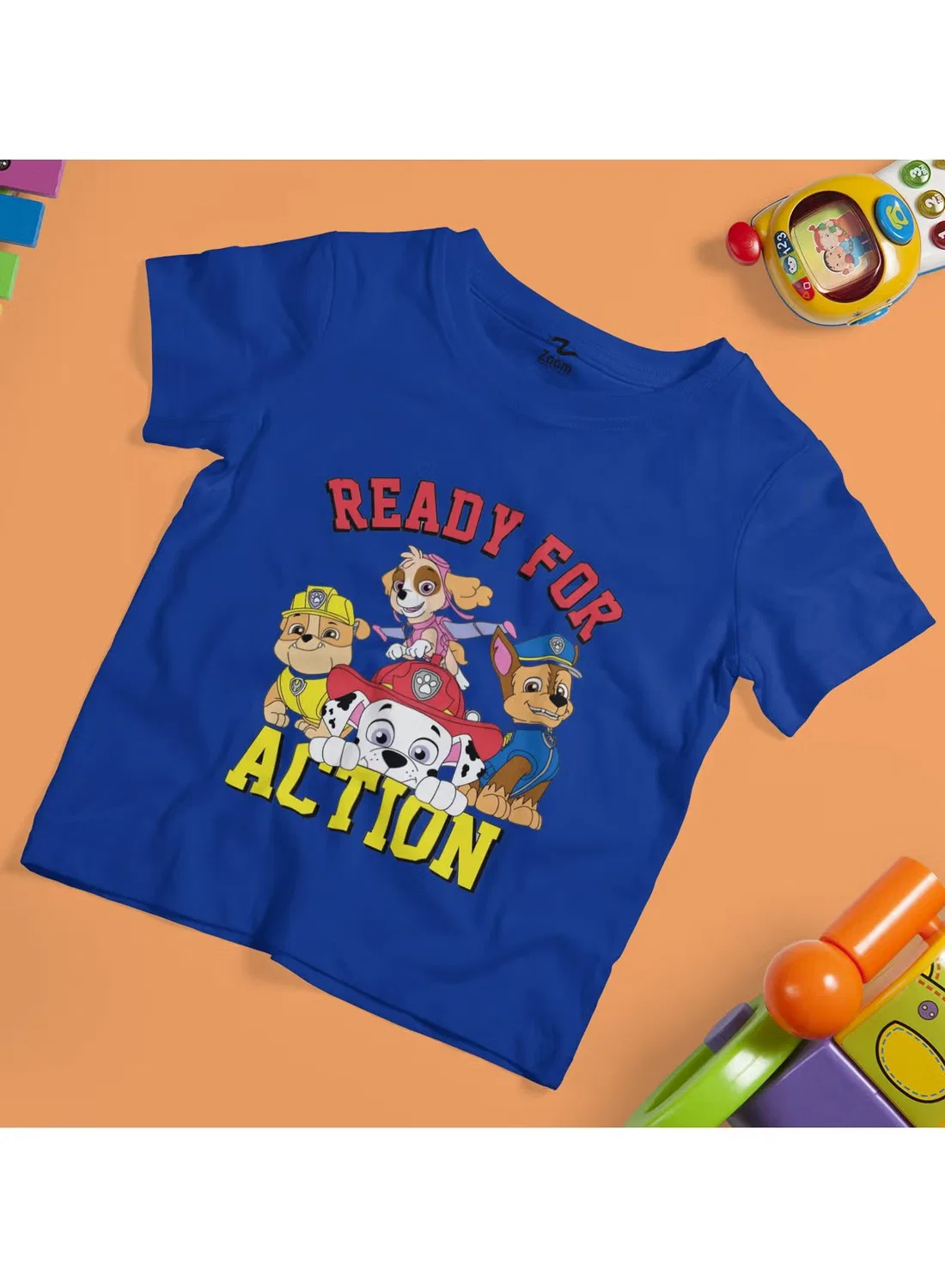 Zoom Футболка с принтом Paw Patrol, синий