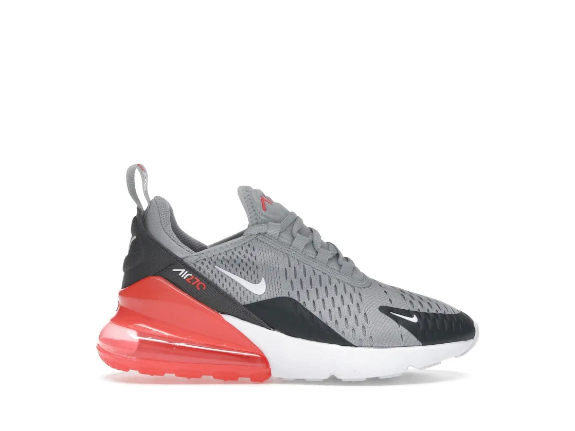 Детские кроссовки Lifestyle с амортизацией Nike Air Max 270, Wolf Grey/Anthracite/Bright Crimson/White
