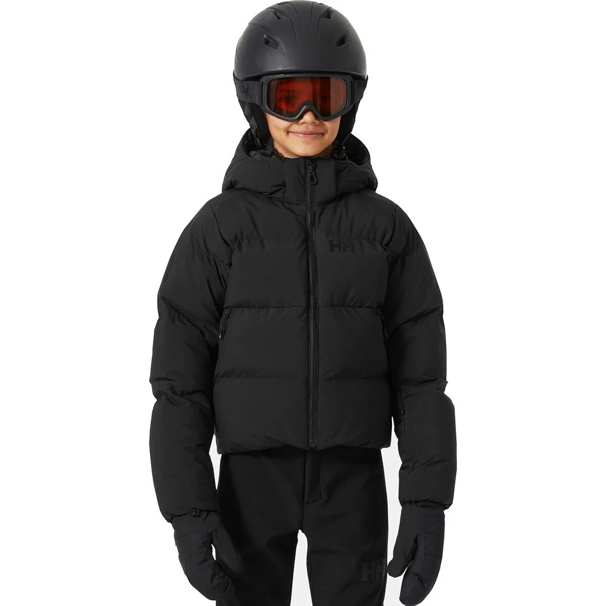 Детская утепленная куртка для девочек Jr Nora Puffy Jacket Helly Hansen, черный