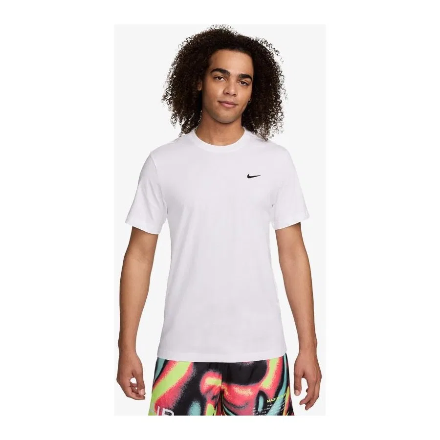 Футболка мужская с вышивкой Swoosh Nike, Белый