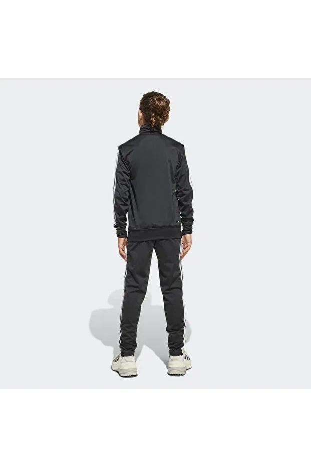 Детский спортивный комплект для девочек с принтом Adidas, Black — фото 4