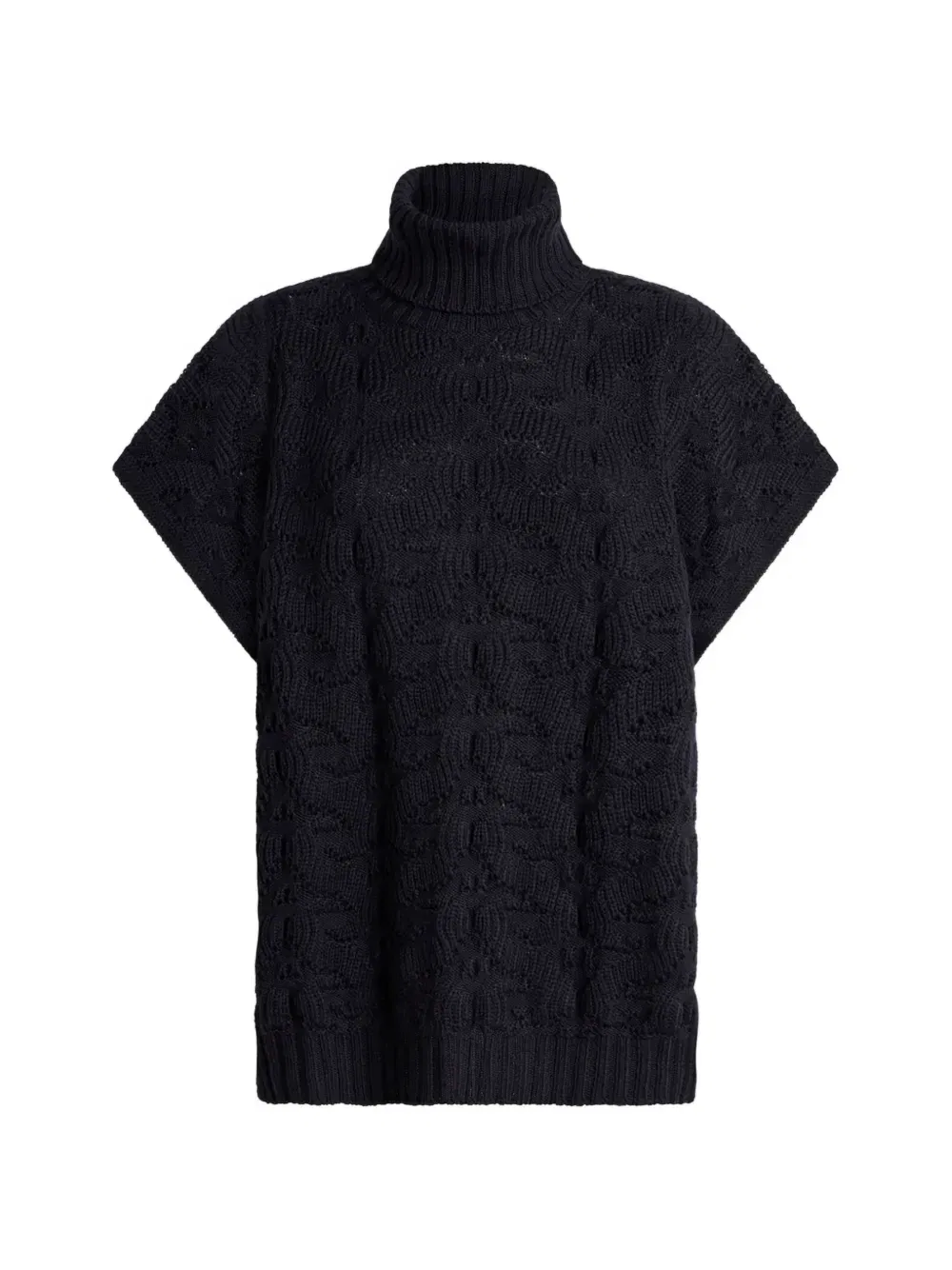 Водолазка из смесовой шерсти с пейсли-узором. Etro, синий
