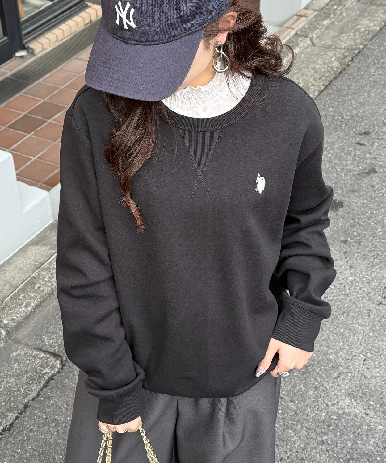 Мужское худи с длинным рукавомU.S. POLO ASSN., Black