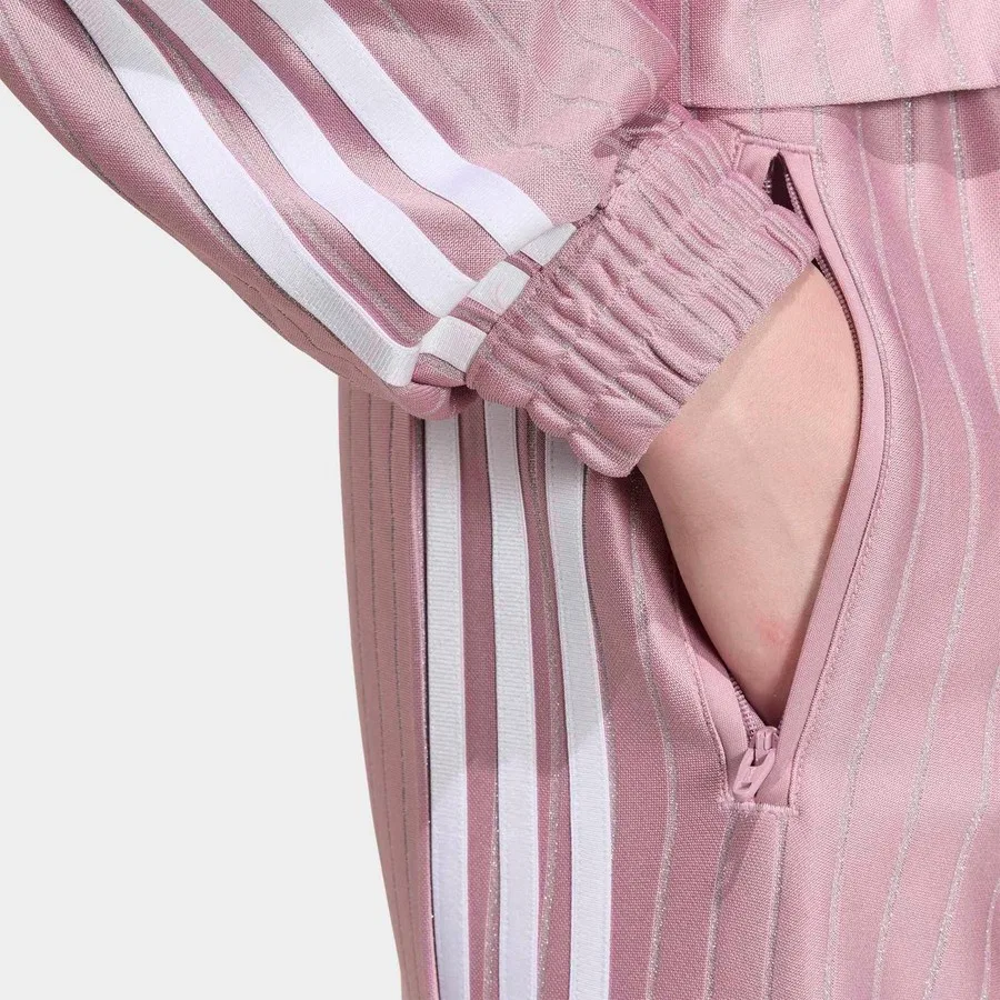 Спортивные брюки с принтом Firebird Pinstripe adidas, Розовый — фото 4