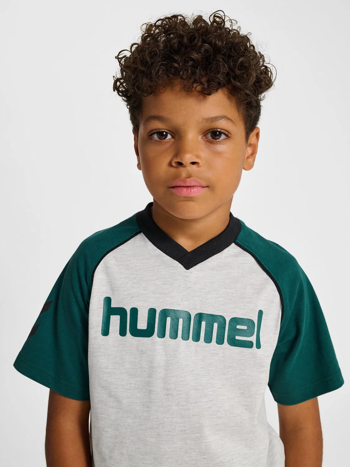 Детская футболка с длинным рукавом Hmljr Reg Hummel, Grau Hellgrau — фото 4
