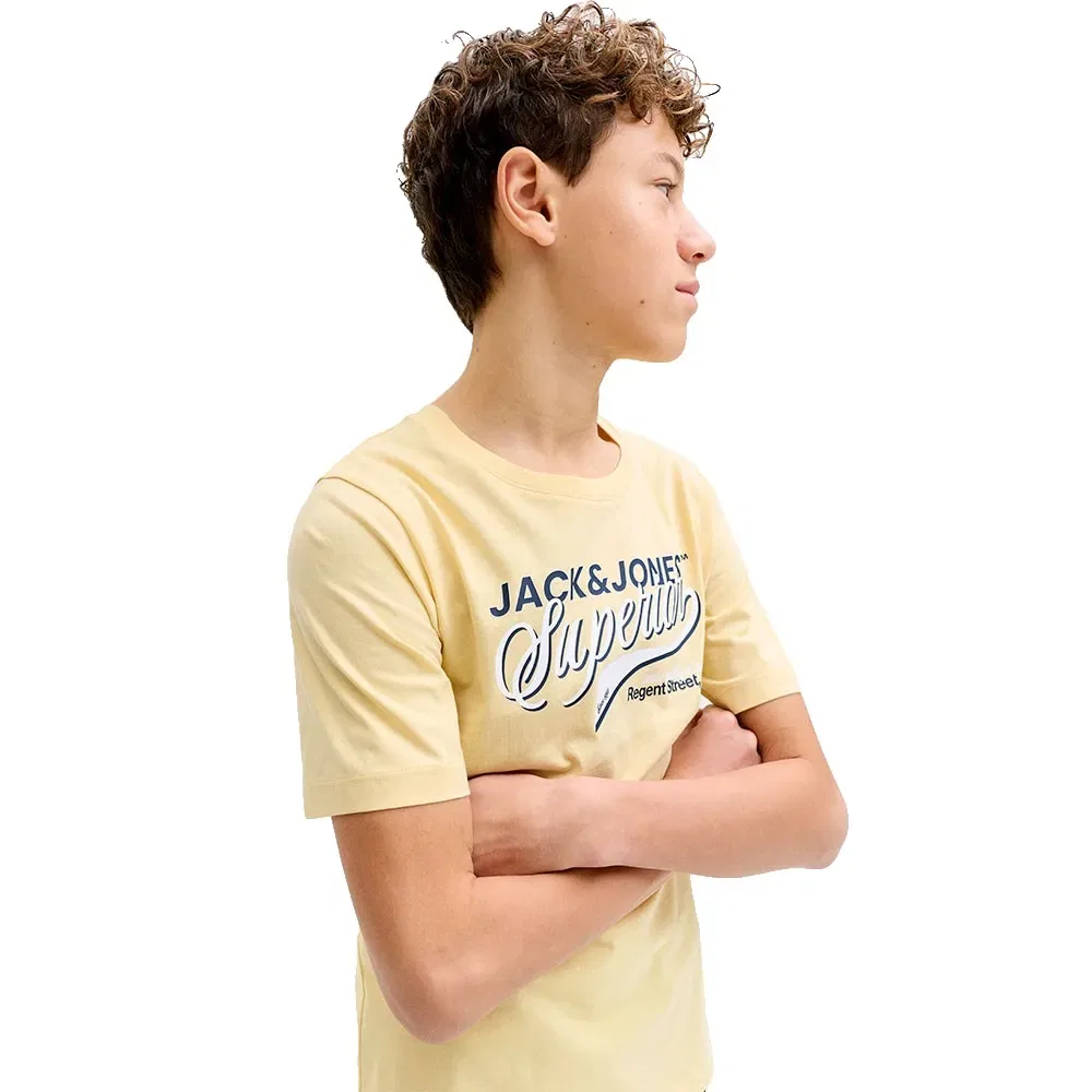 Футболка с коротким рукавом Logo Jack & Jones, желтый — фото 4