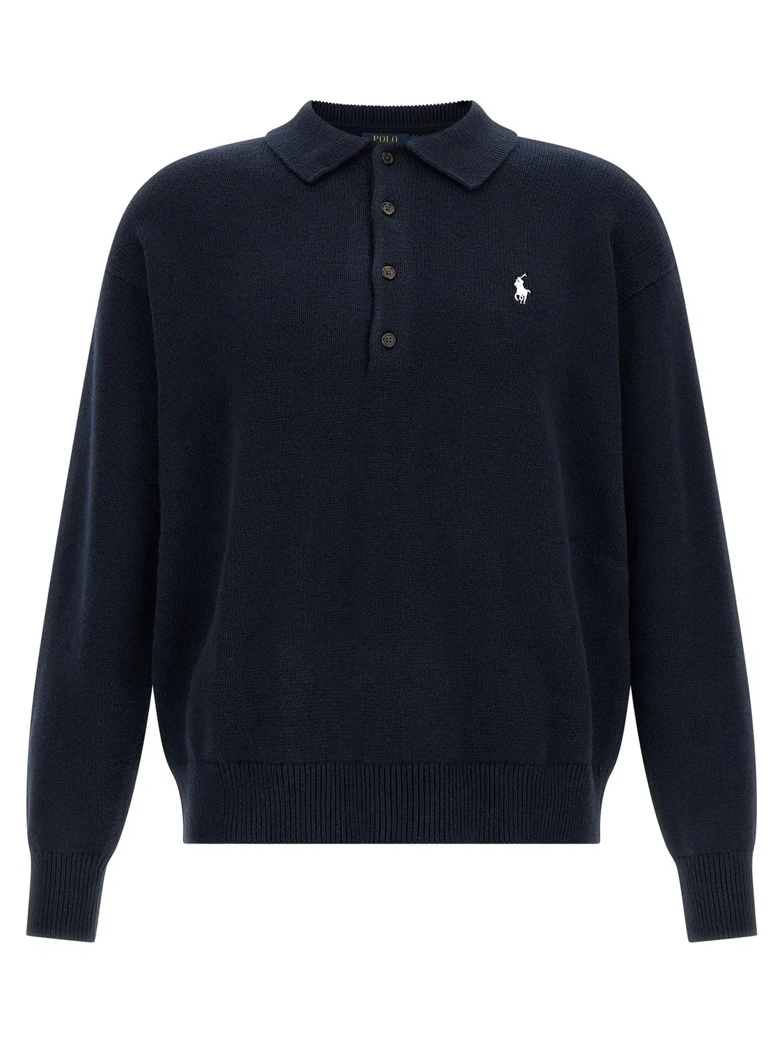 Хлопковый свитер POLO RALPH LAUREN, синий