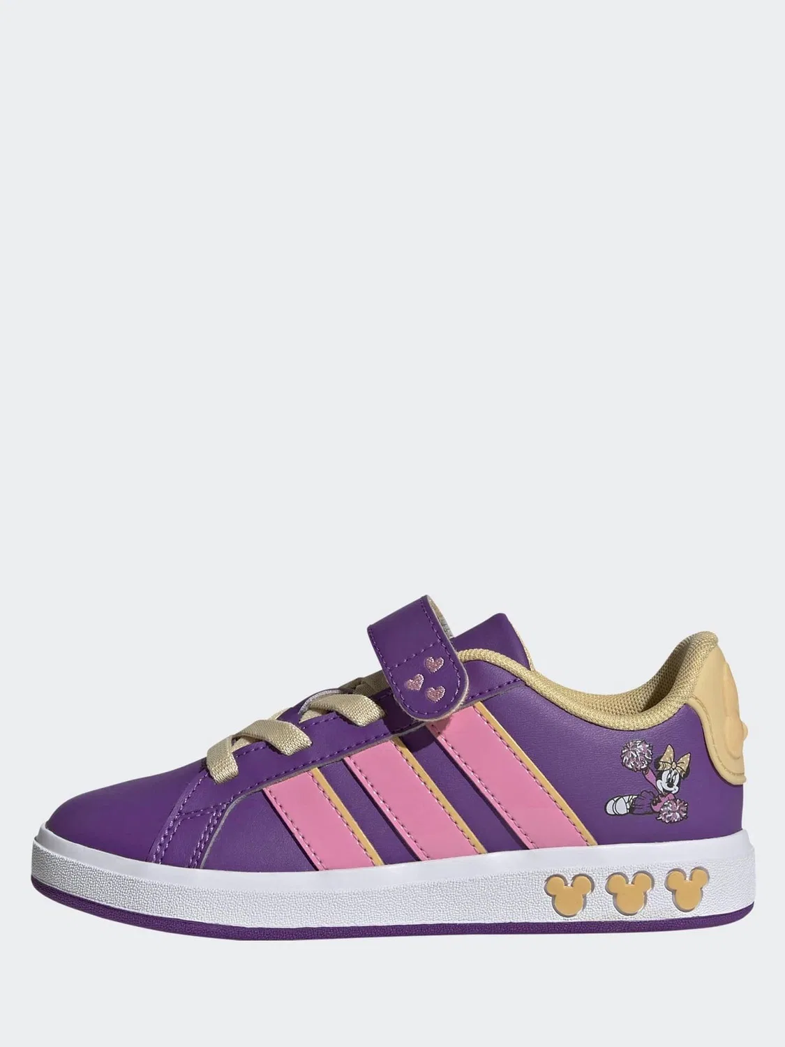Кроссовки с Микки Маус, Disney Minnie Mouse Grand Court adidas, фиолетовый — фото 2