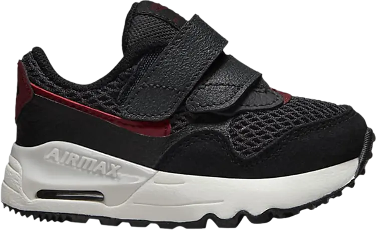 

Кроссовки Nike Air Max SYSTM TD 'Black Team Red', черный