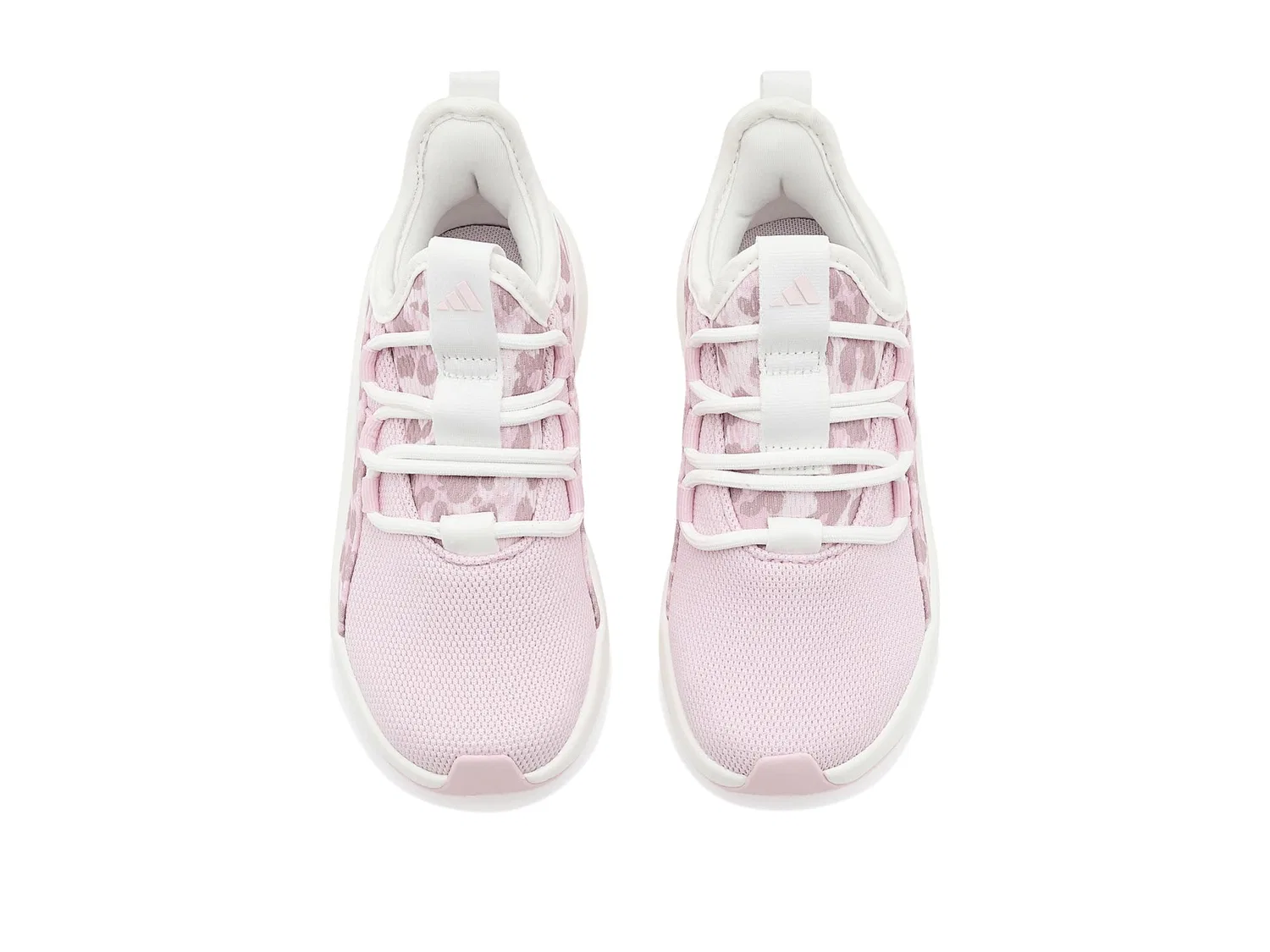 Кроссовки Lite Racer Adapt 8.0 (для маленьких и больших детей) Adidas Kids, White/Distilled Pink/Clear Pink — фото 3