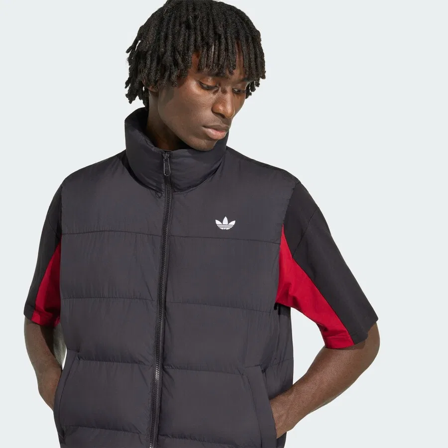 Жилет ADIDAS ORIGINALS черного цвета — фото 4
