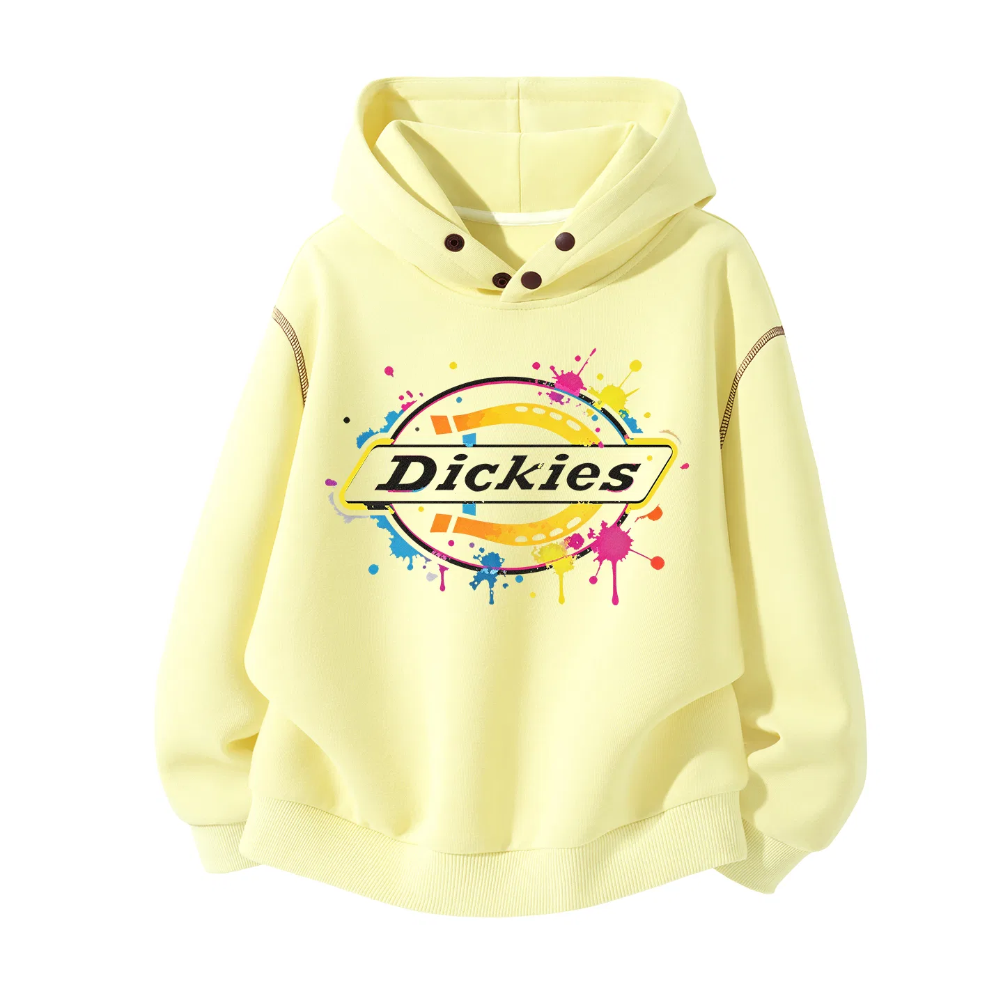 Детский свитшот с капюшоном Dickies, Spicy Ink Pear Yellow