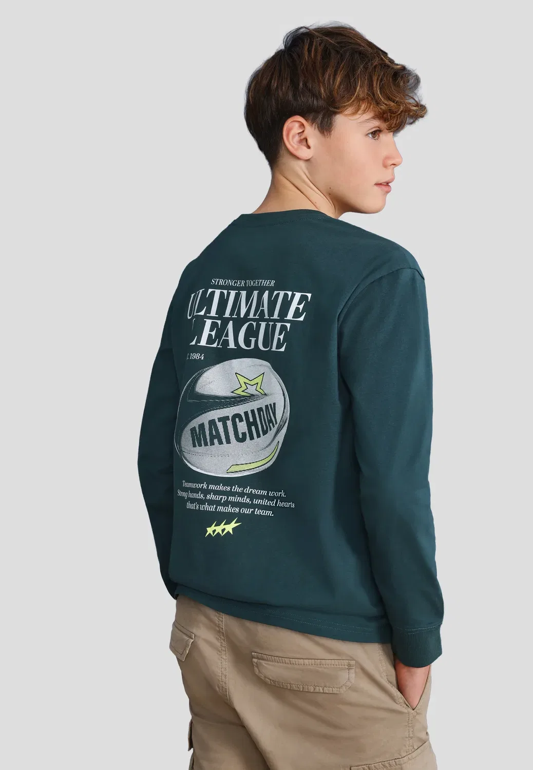 Футболка с длинными рукавами (Langarmshirt) Blue Seven, 7450 - Tanne