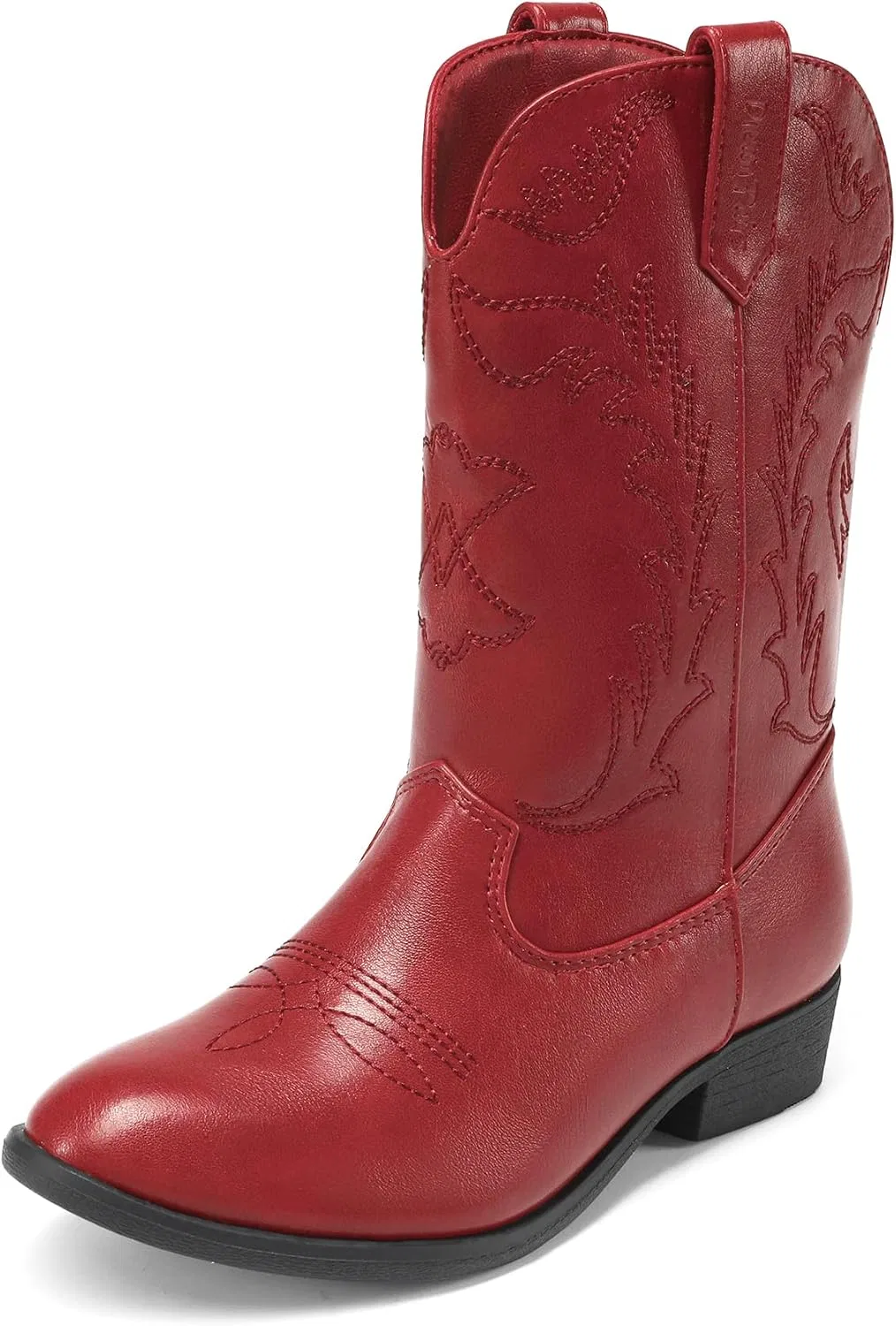 Детские ковбойские сапоги для девочек и мальчиков DREAM PAIRS, Red