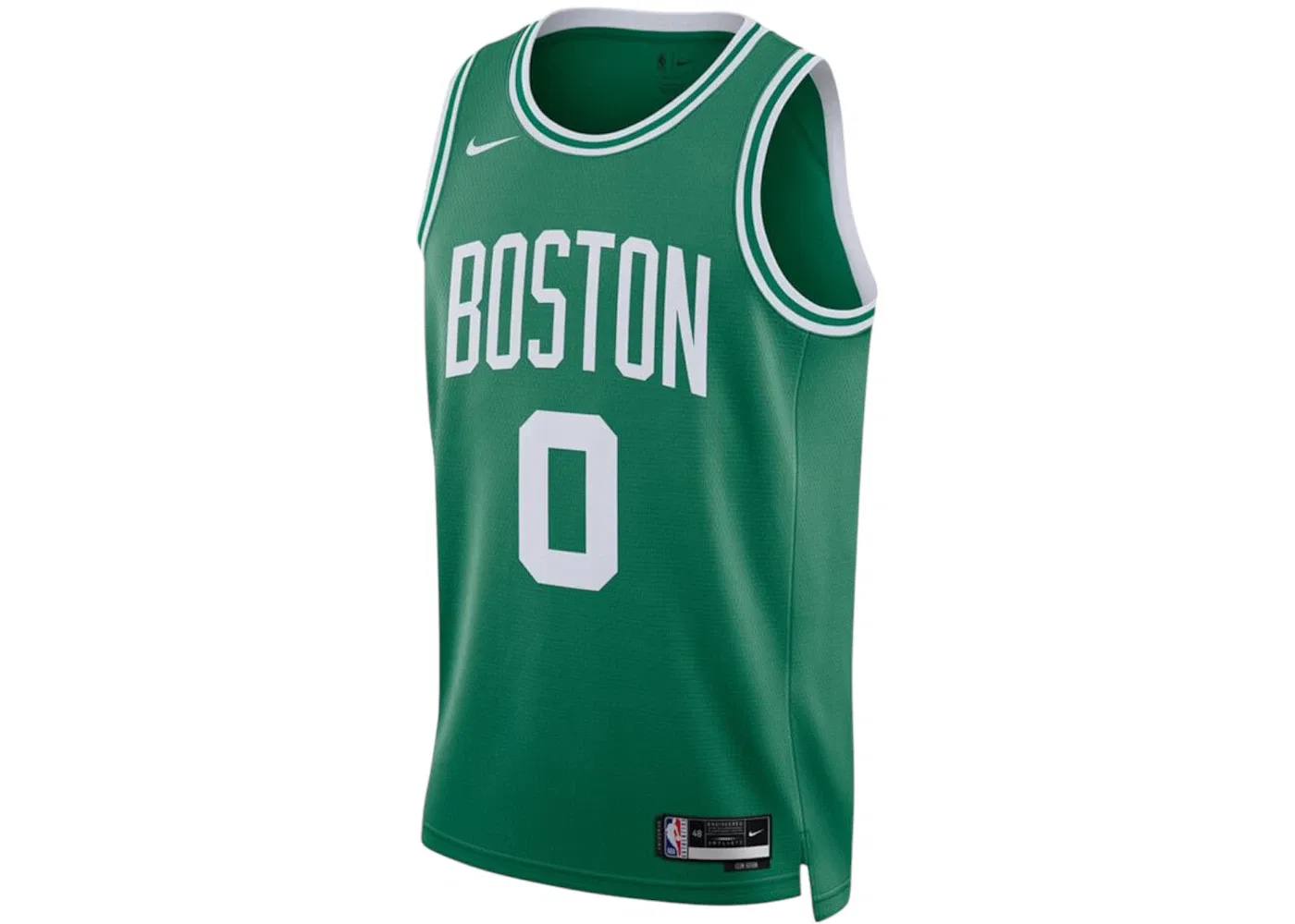 Мужская футболка с длинным рукавом Nike NBA Boston Celtics Jayson Tatum Icon Edition Jersey, Green/Yellow